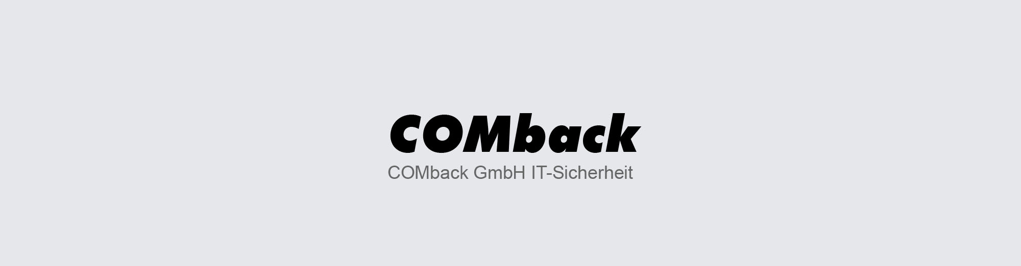 COMback - IT-Sicherheit